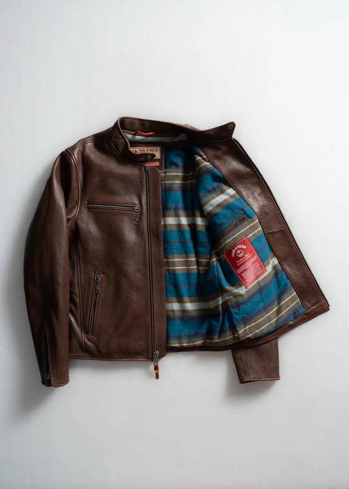 Bryce Cow Leather Jacket - Image 2