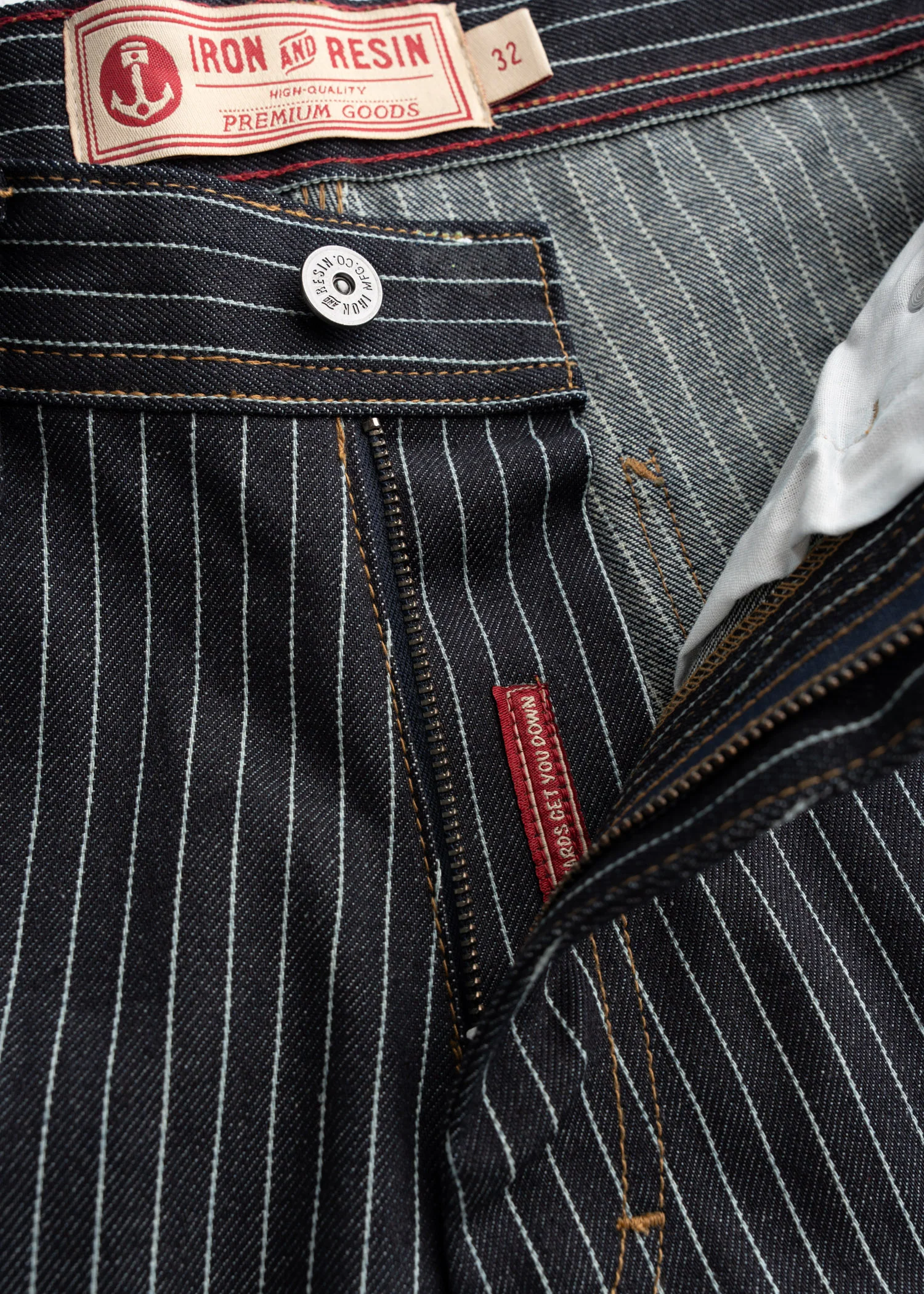 Dennis Striped Denim Short - Image 4