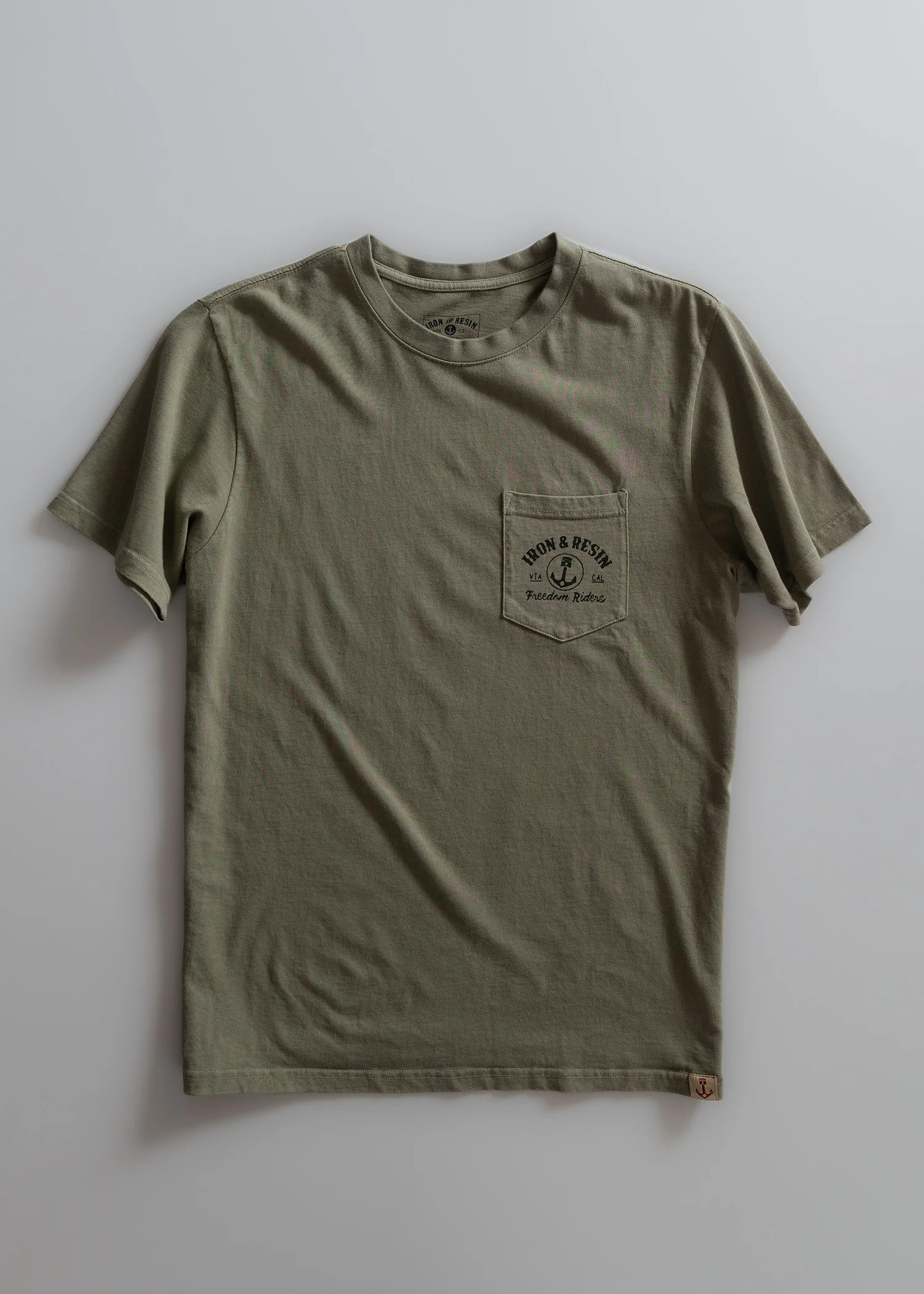 Fortune Favors the Brave Pocket Tee - Image 2