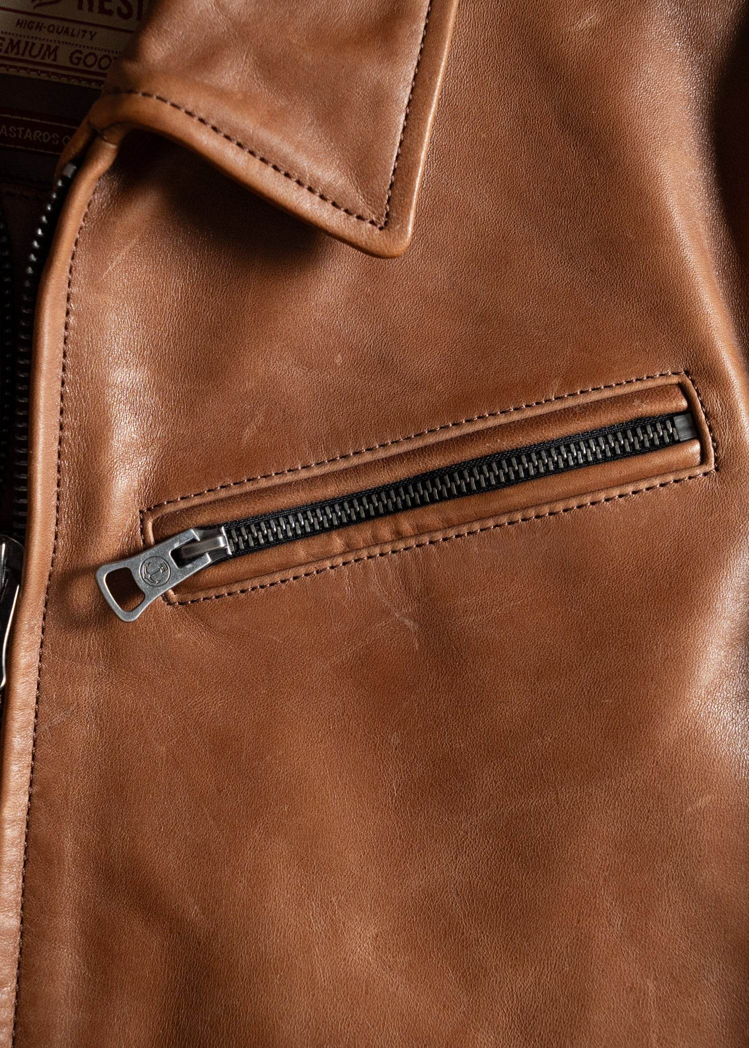 Gambler Horse Leather Jacket - Image 7
