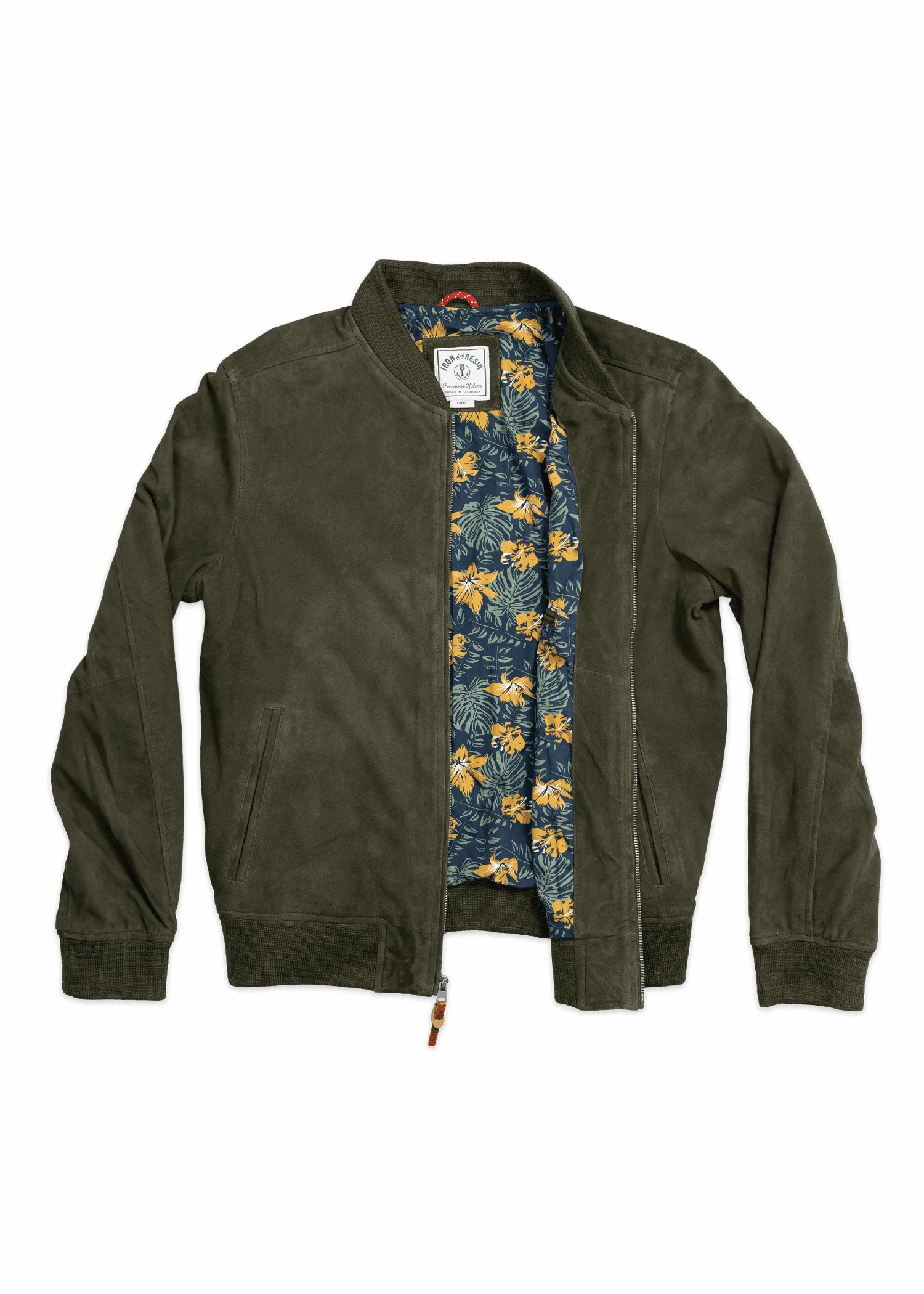Goat Suede Bomber Jacket - Image 4