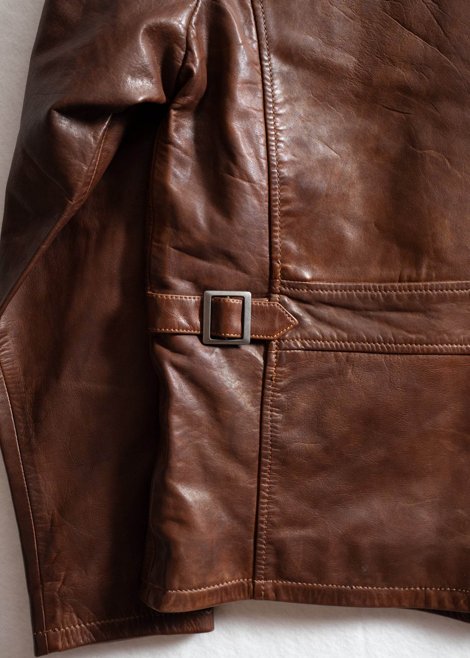 Gambler Cow Leather Jacket - Image 7