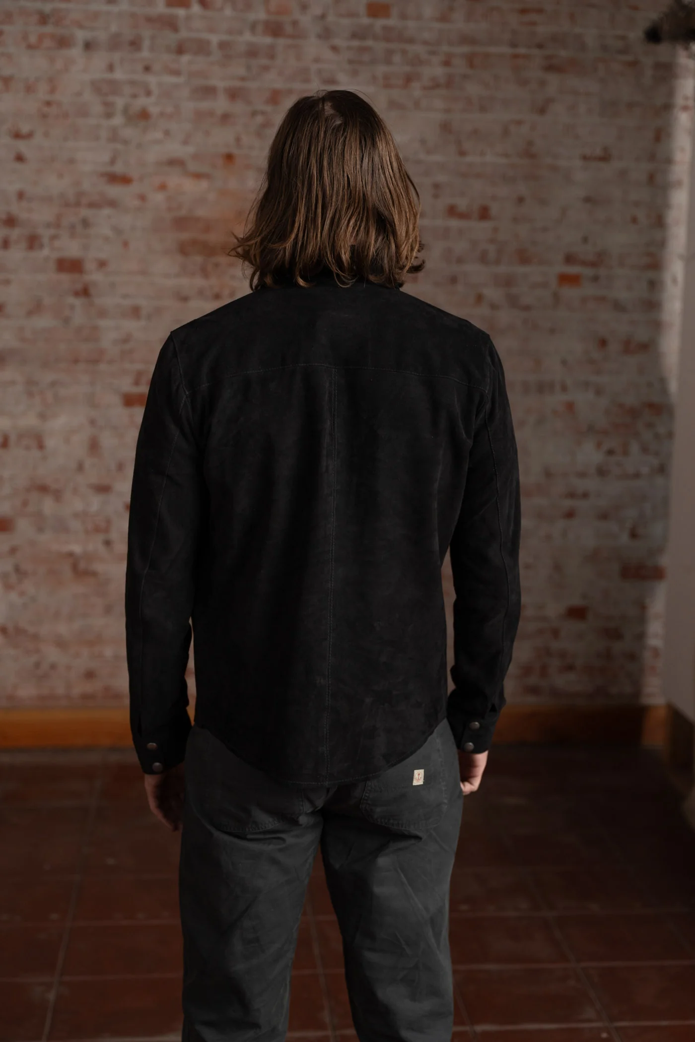 Goat Suede Roughneck Over Shirt - Image 6